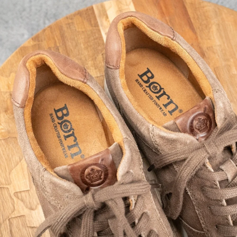 Born Men's Captain Brown Sneaker Lace‎ Up Tie Shoes BM0018955 Size 10.5 M